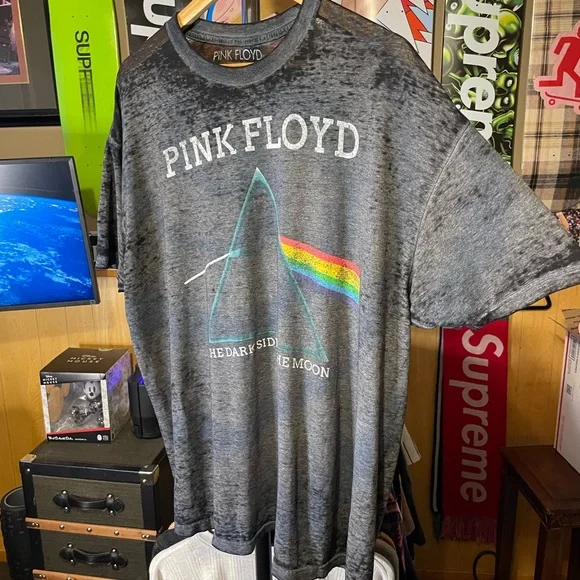 Pink Floyd Gray T-Shirt paper thin men’s size XXL - Picture 3 of 7